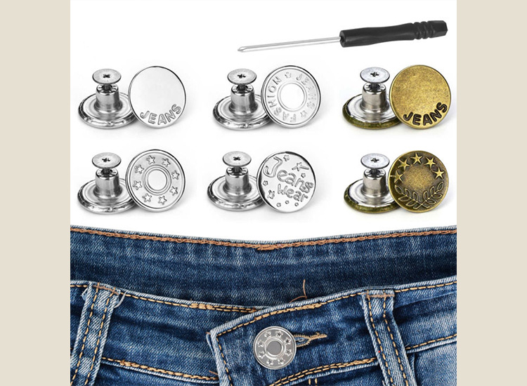 Jean Buttons, Rivets and Snap Buttons